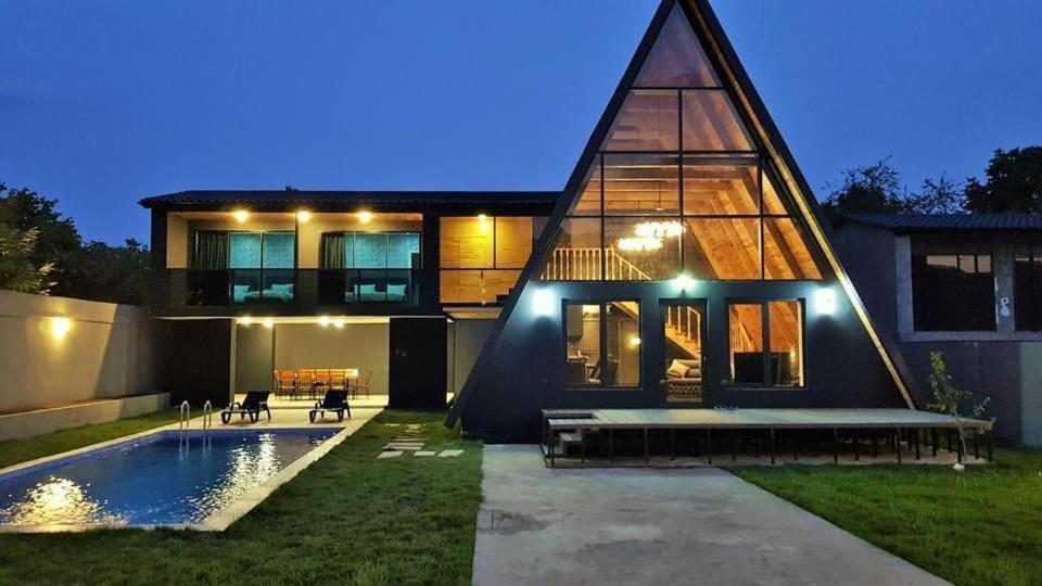 Qafqaz Wood Chalet Gabala Bagian luar foto