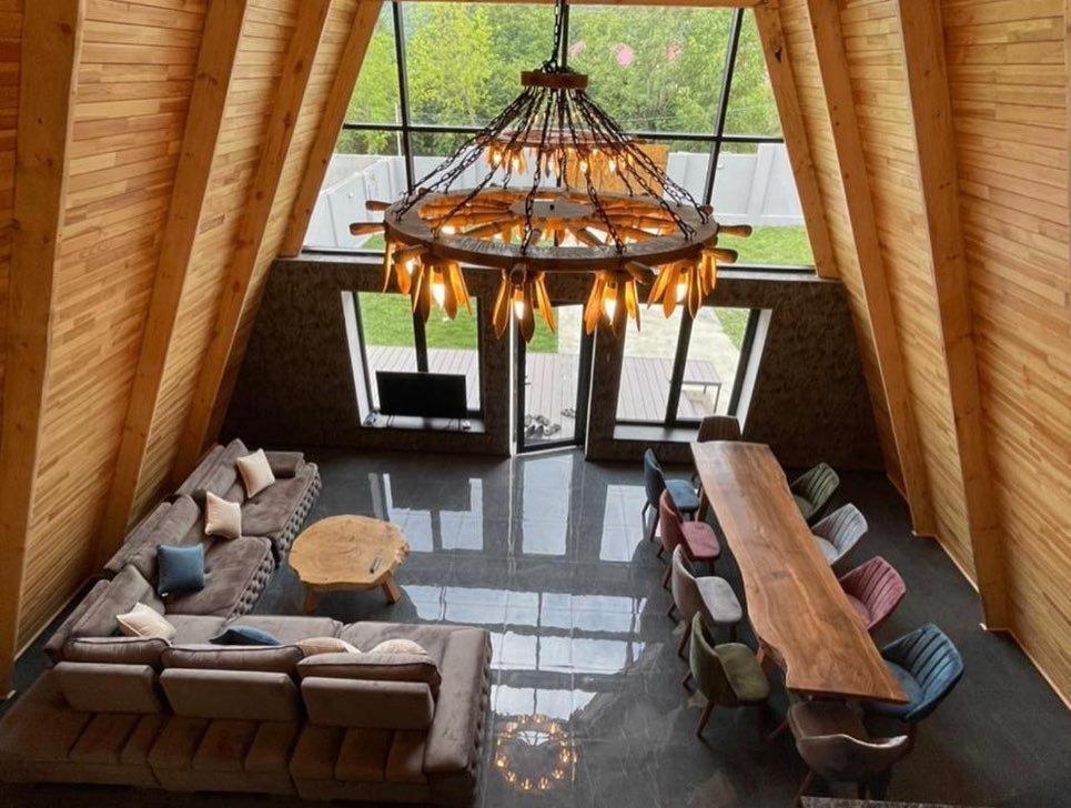 Qafqaz Wood Chalet Gabala Bagian luar foto