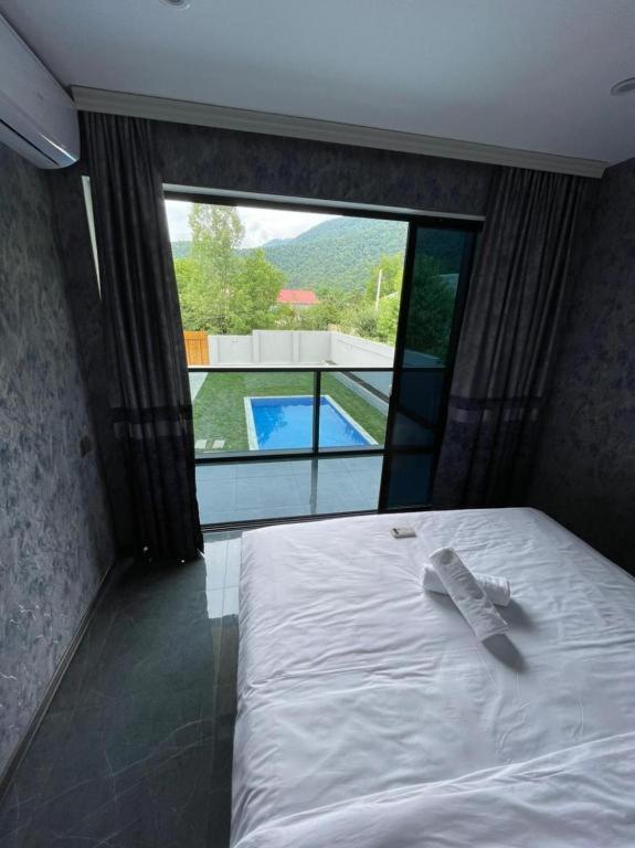 Qafqaz Wood Chalet Gabala Bagian luar foto