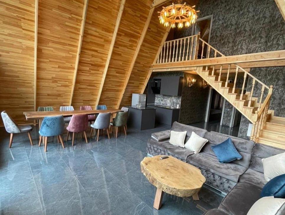 Qafqaz Wood Chalet Gabala Bagian luar foto
