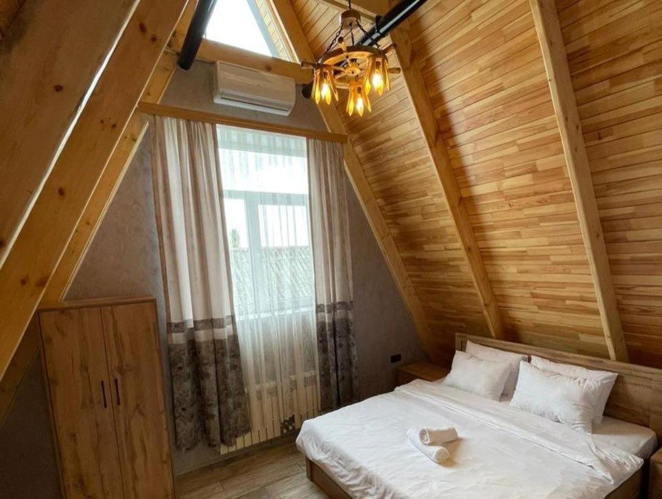 Qafqaz Wood Chalet Gabala Bagian luar foto
