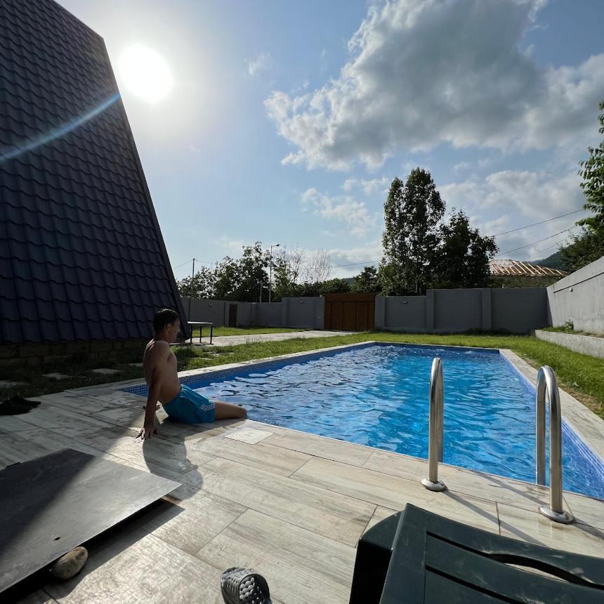 Qafqaz Wood Chalet Gabala Bagian luar foto