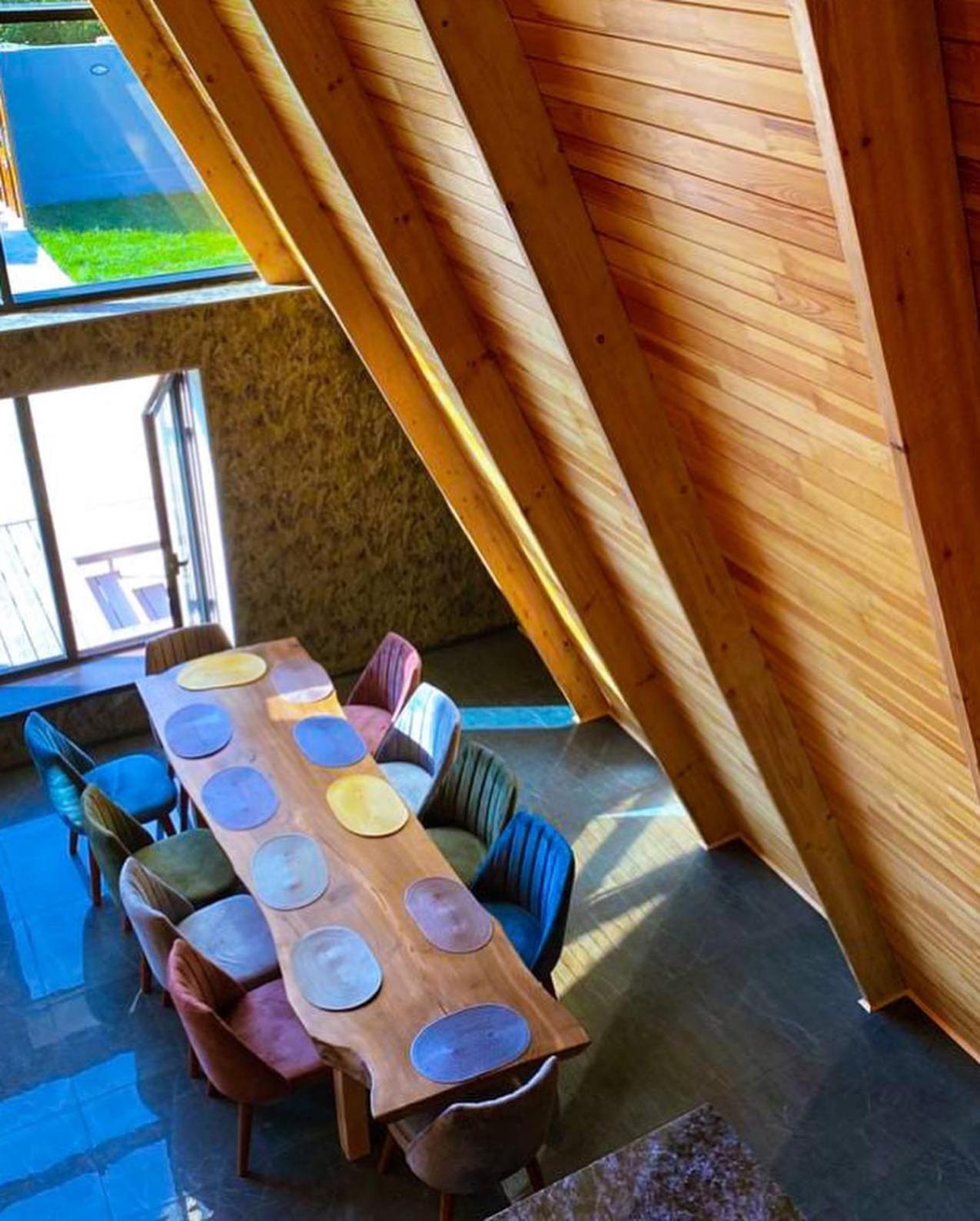 Qafqaz Wood Chalet Gabala Bagian luar foto