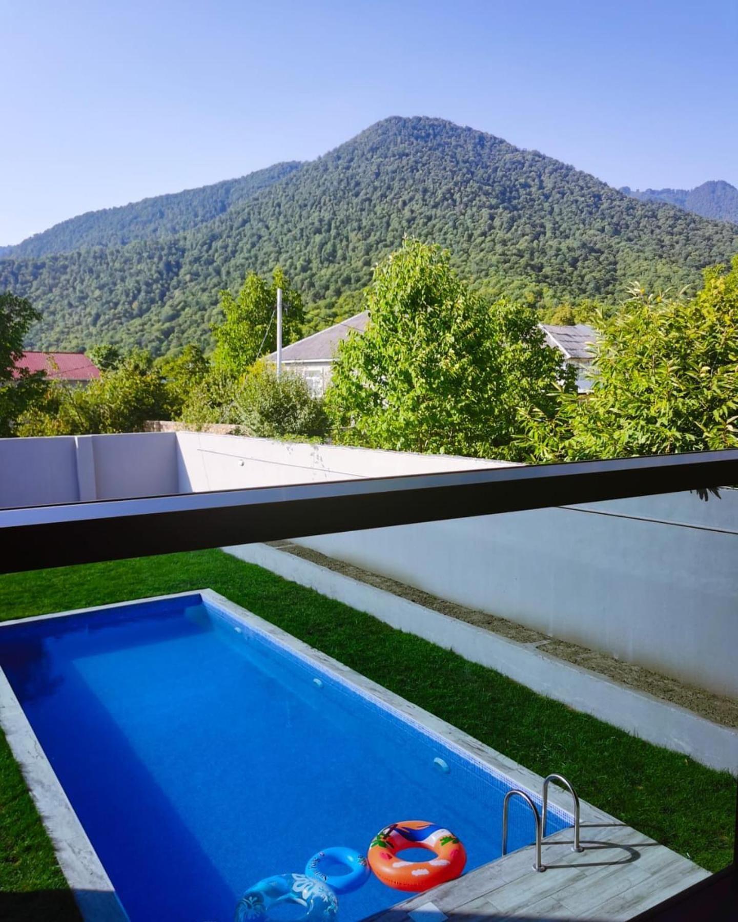 Qafqaz Wood Chalet Gabala Bagian luar foto