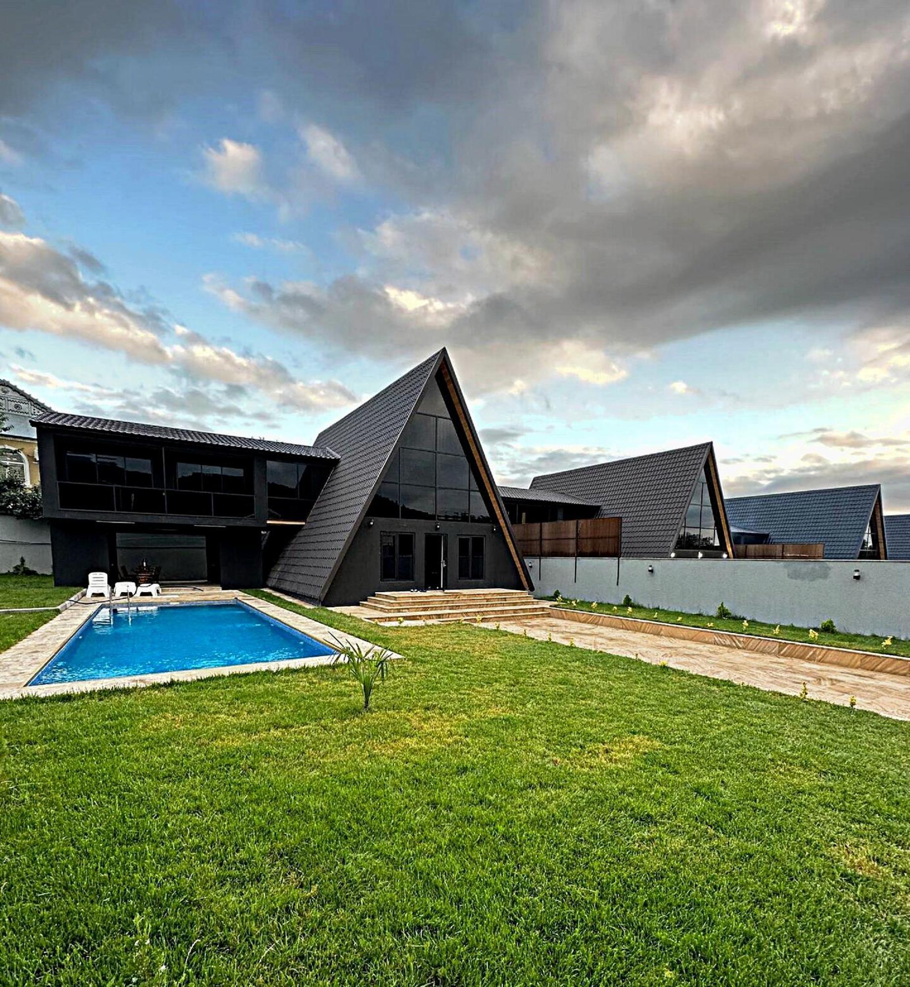 Qafqaz Wood Chalet Gabala Bagian luar foto