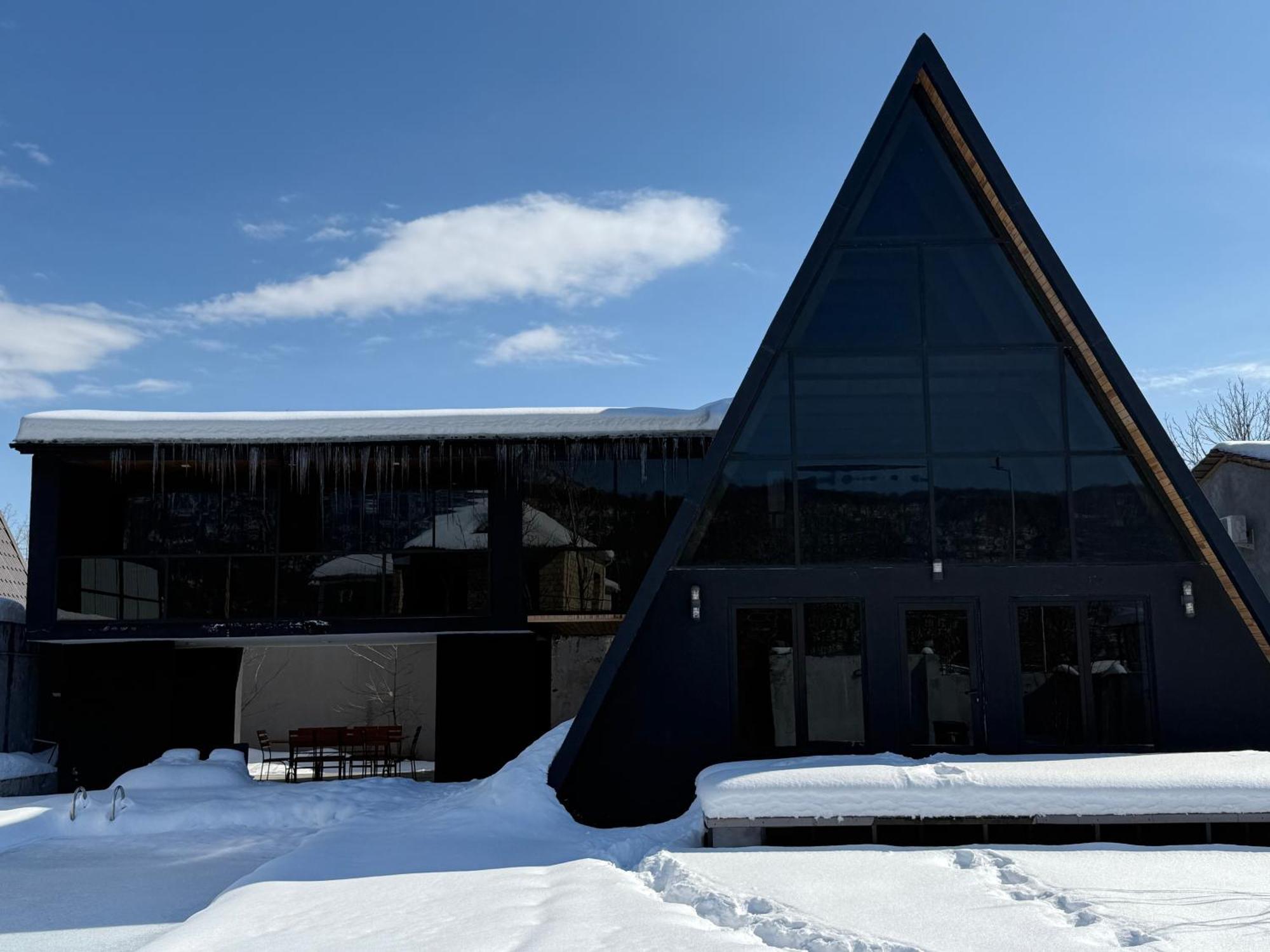Qafqaz Wood Chalet Gabala Bagian luar foto